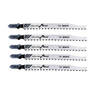 Bộ 5 lưỡi cưa lọng cho gỗ Bosch - T308B - 2608663751