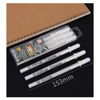 BÚT GEL TRẮNG SAKURA GELLY ROLL 0,8mm