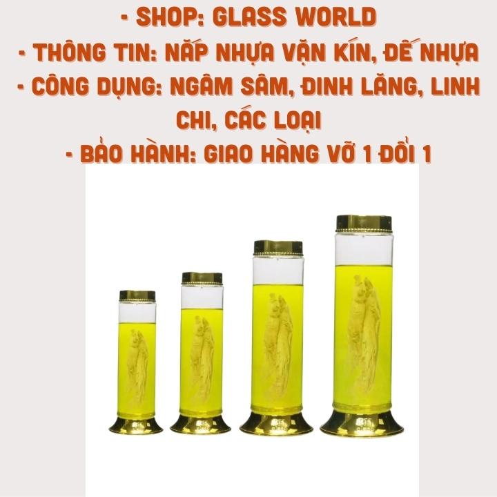 Bình thủy tinh 🇻🇳Trụ Phú Hoà🇻🇳 0.8-1.8-2.8-3.8-4.8-5.8L có vòi không vòi ngâm sâm nấm linh chi [ RẺ VÔ ĐỊCH ]