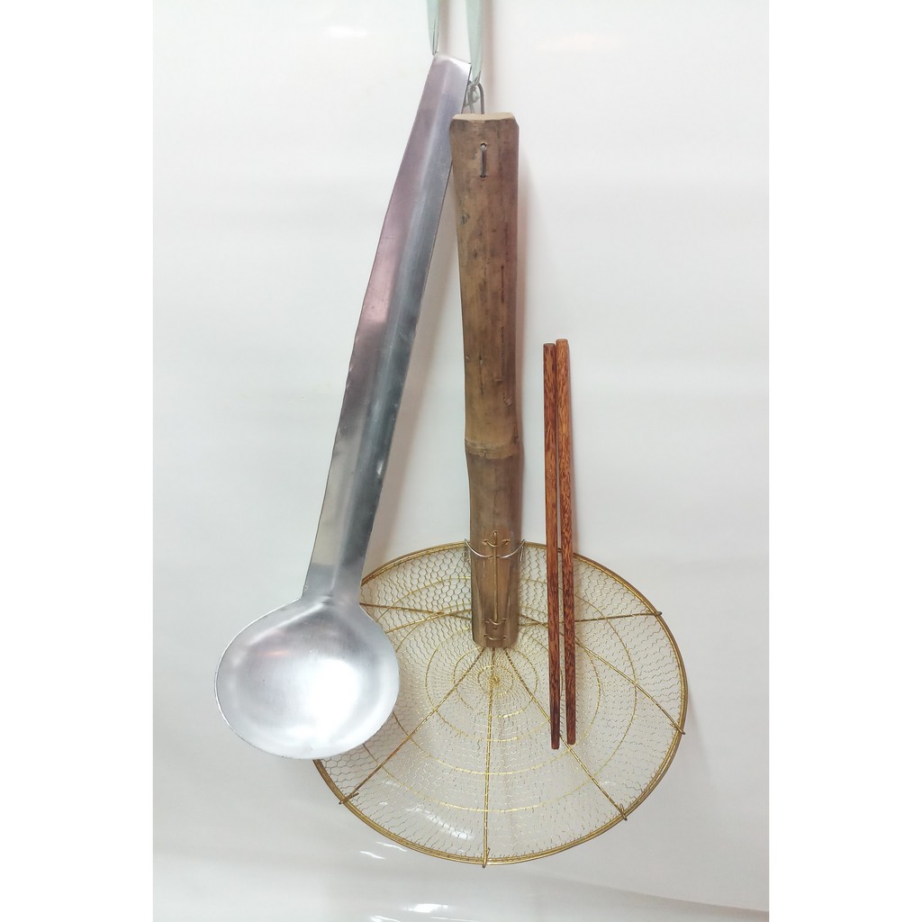 COMBO 1 VỢT THAU LỚN 3T VỚT MÌ,VỚT XƯƠNG,THỨC ĂN+ 1 VÁ NHÔM BAY MÚC NƯỚC DÙNG+ 1 ĐÔI ĐŨA GỖ DỪA LỚN CAO CẤP.