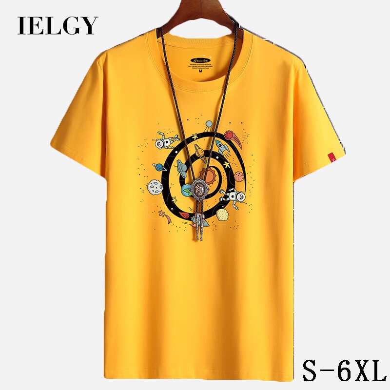 Áo Thun Cotton Tay Ngắn Dáng Rộng Thời Trang Mùa Hè Cho Nam Giới Có Size S-6XL