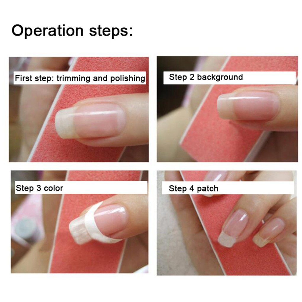 [Hàng mới về] Set 3 miếng dán hỗ trợ trang trí móng tay tự dính DIY