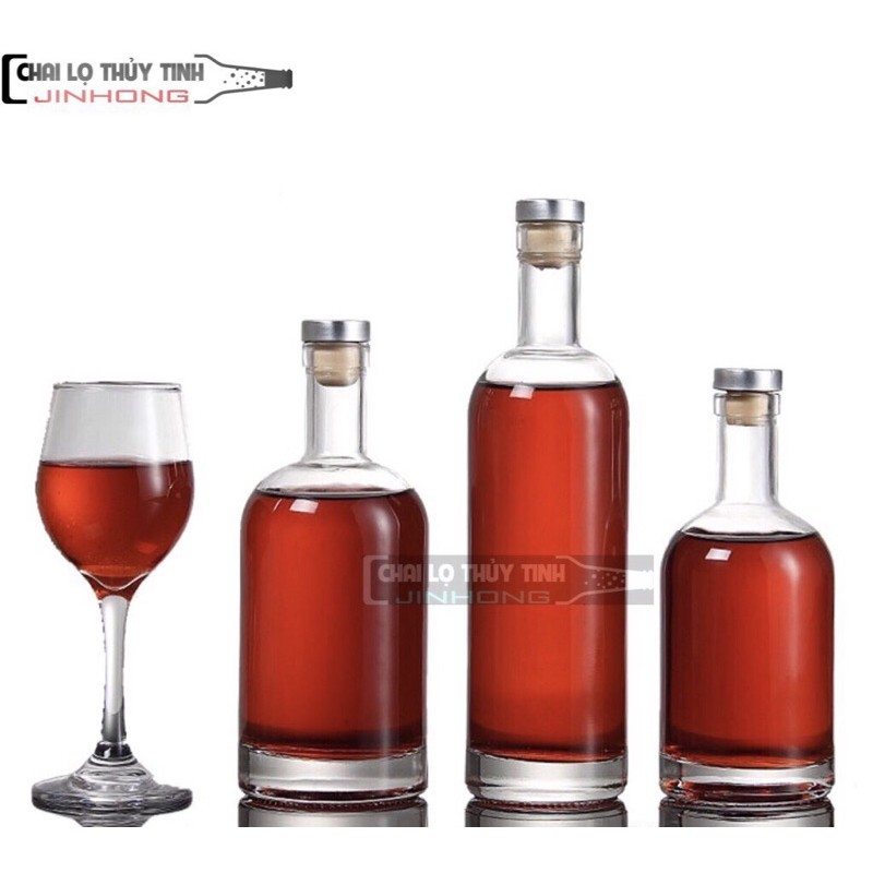 CHAI THUỶ TINH CAO CẤP SIÊU DẦY CỔ CAO 200ml