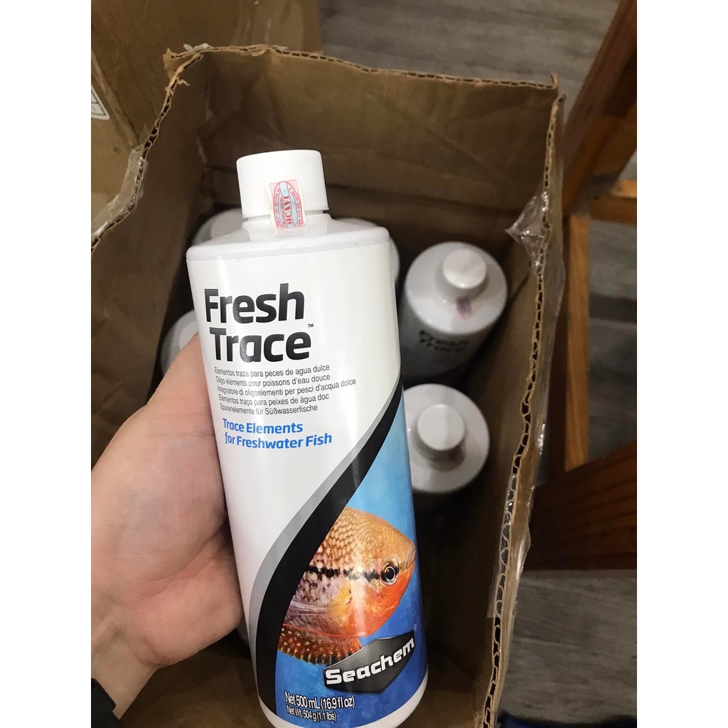 [500ML] SEACHEM FRESH TRACE | Dung Dịch Bổ Sung Khoáng Chất Và Các Nguyên Tố Vi Lượng Cho Hồ Cá Cảnh Nước Ngọt