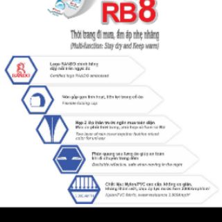 Áo mưa Rando - Bộ RB8