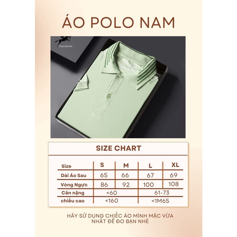 Áo thun nam có cổ polo THÁI KHANG vải coolmax hàng hiệu mềm mát ít nhăn APOLO37 hàng xả