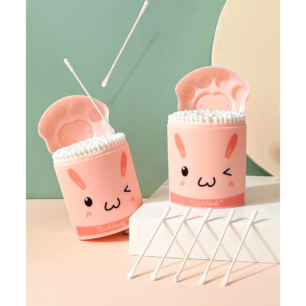 Tăm Bông Thân Giấy KiChi An Toàn Cho Trẻ Em và bé sơ sinh