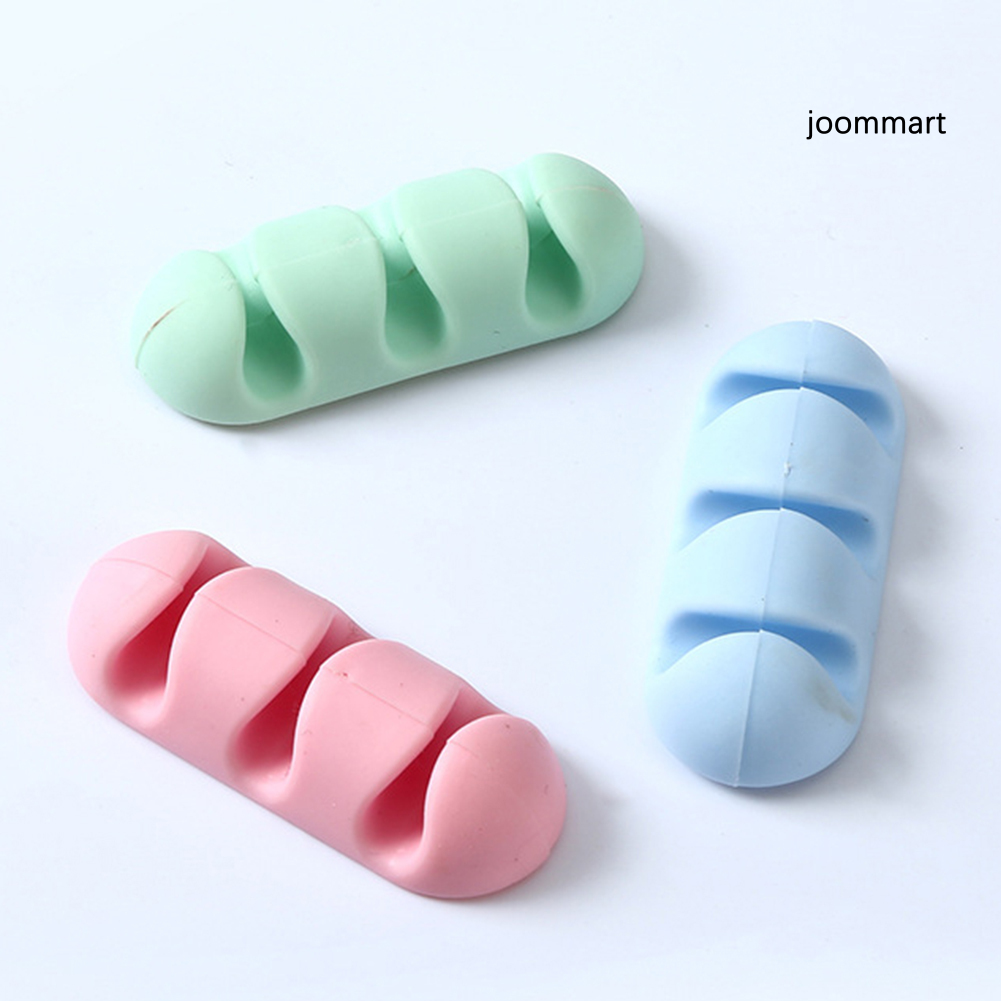 Set 2 kẹp dụng cụ giữ dây cáp bằng silicon tiện dụng