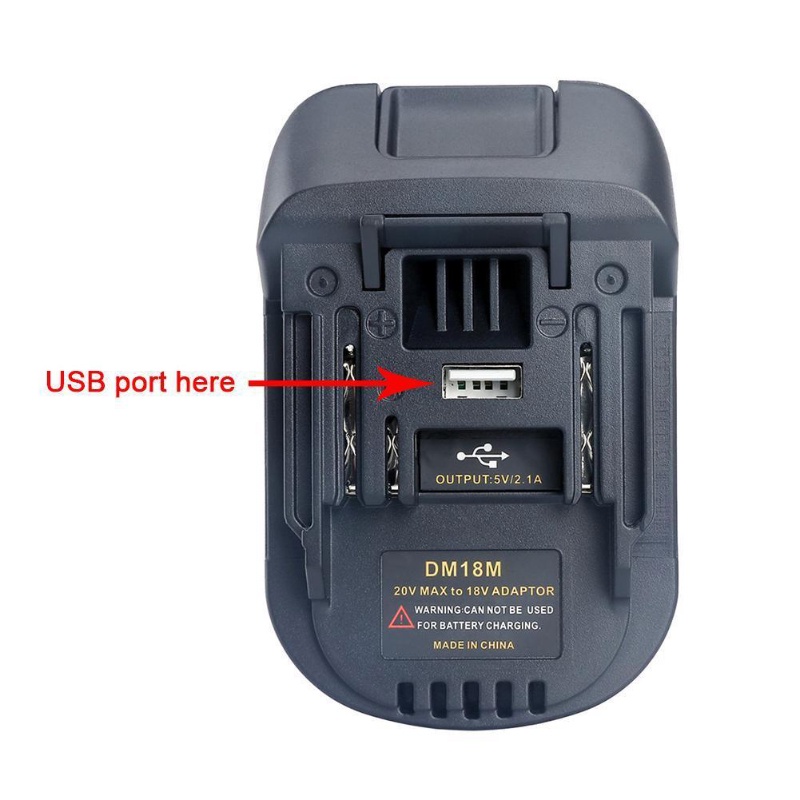 Bộ Chuyển Đổi Pin Milwaukee Cho Dewalt Sang Makita Bl1830 Bl1850 DM18M