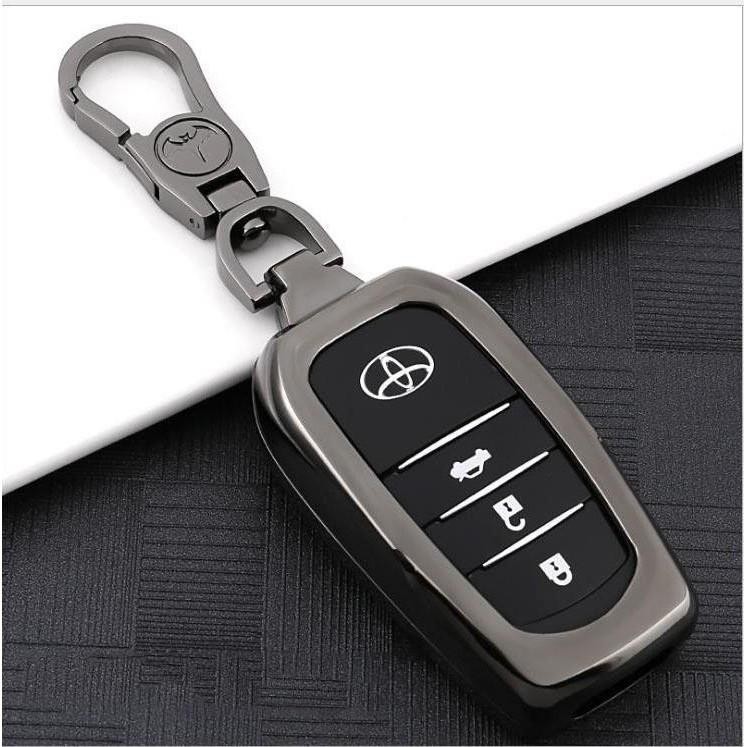 Ôp chìa khóa Inox theo xe camry, fortuner, altis 2014-2018 M02
