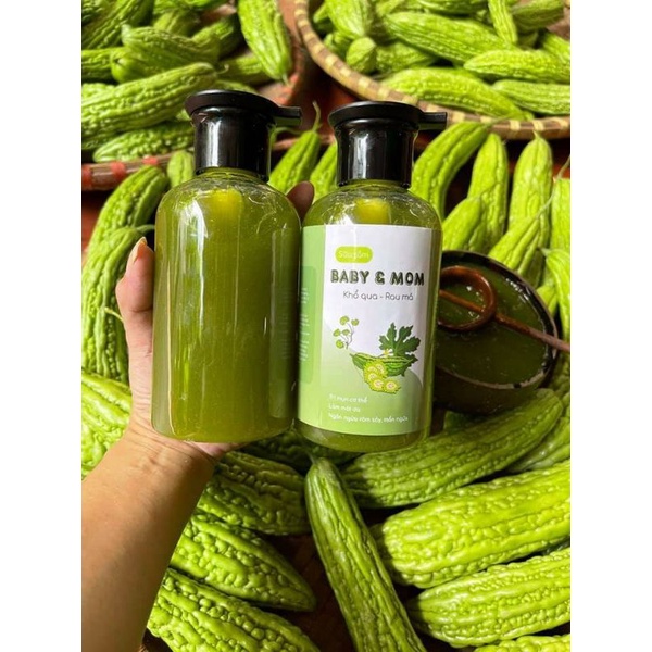 Sữa tắm mướp đắng - rau má 350ml an toàn cho mẹ và bé