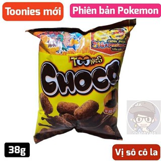 snack toonies vị socola 38g