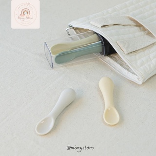 𝐁𝐋𝐔𝐄𝐌𝐀𝐌𝐀 Thìa Ăn Dặm Silicone