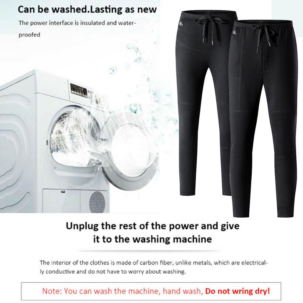 Quần Legging Lưng Thun Giữ Ấm Có Cổng Sạc USB