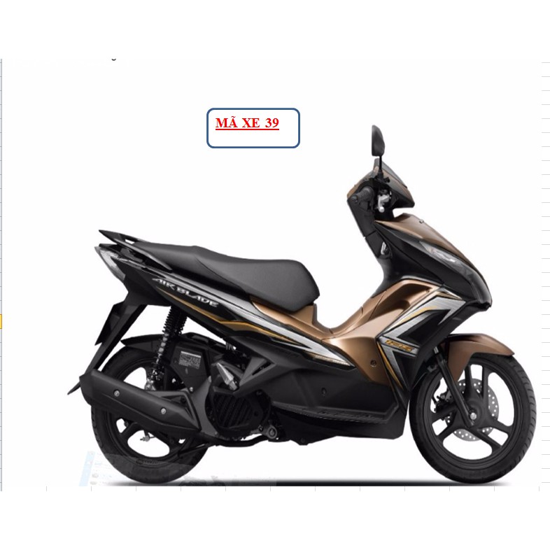 Bộ nhựa Air Blade đời 2014 phiên bản cao cấp
