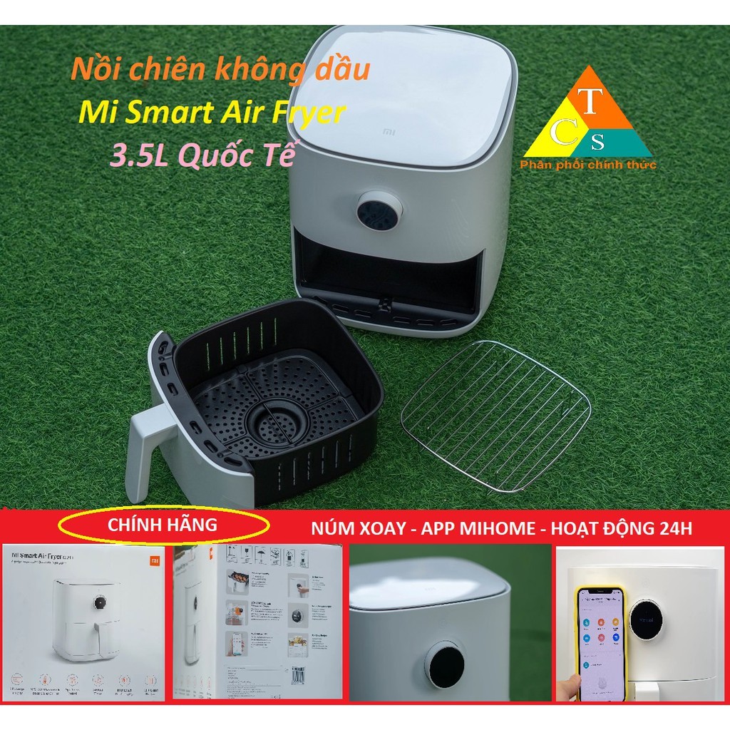 Nồi chiên không dầu 3.5L Mi Smart Air Fryer Quốc Tế MAF002