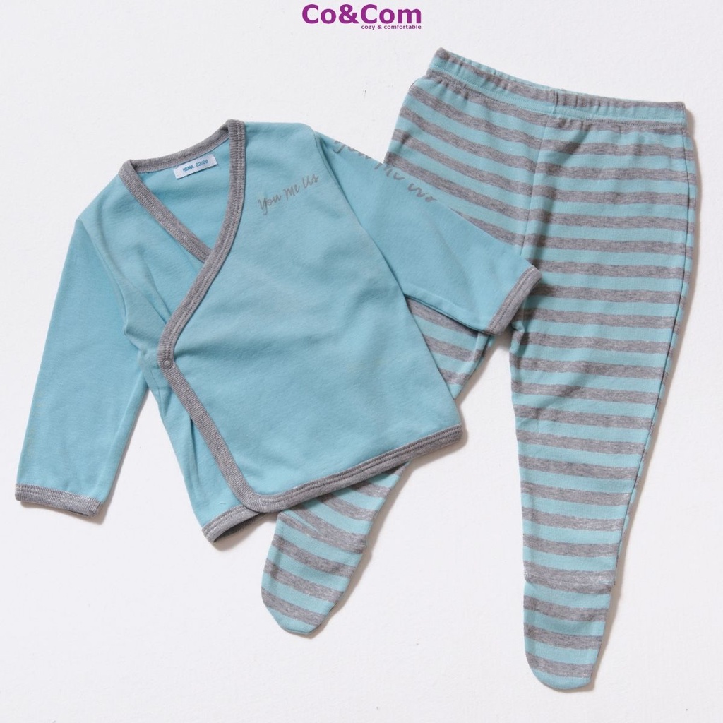 Bộ Quần Áo Sơ Sinh Set đồ trẻ em Cotton Co&amp;Com TTSS19 Sợi Bông Cao Cấp Mềm Mại