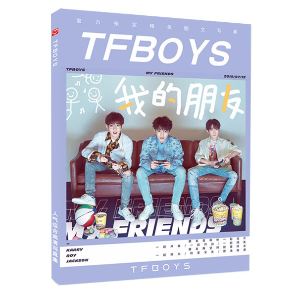 Photobook tfboys friend A4 ảnh nhóm nhạc quà tặng xinh xắn, dễ thương