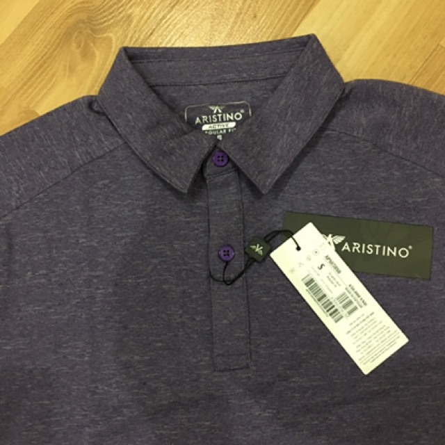 Áo Polo Aristino Aps058s8 Màu Tím -Regular còn S-M