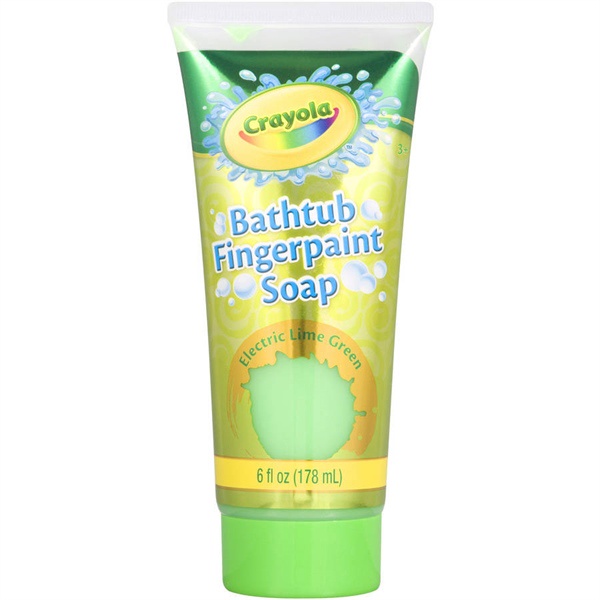 Sữa tắm Crayola Bath Tub Finger Paint Soap 178ml - Electric Lime Green (Mỹ)