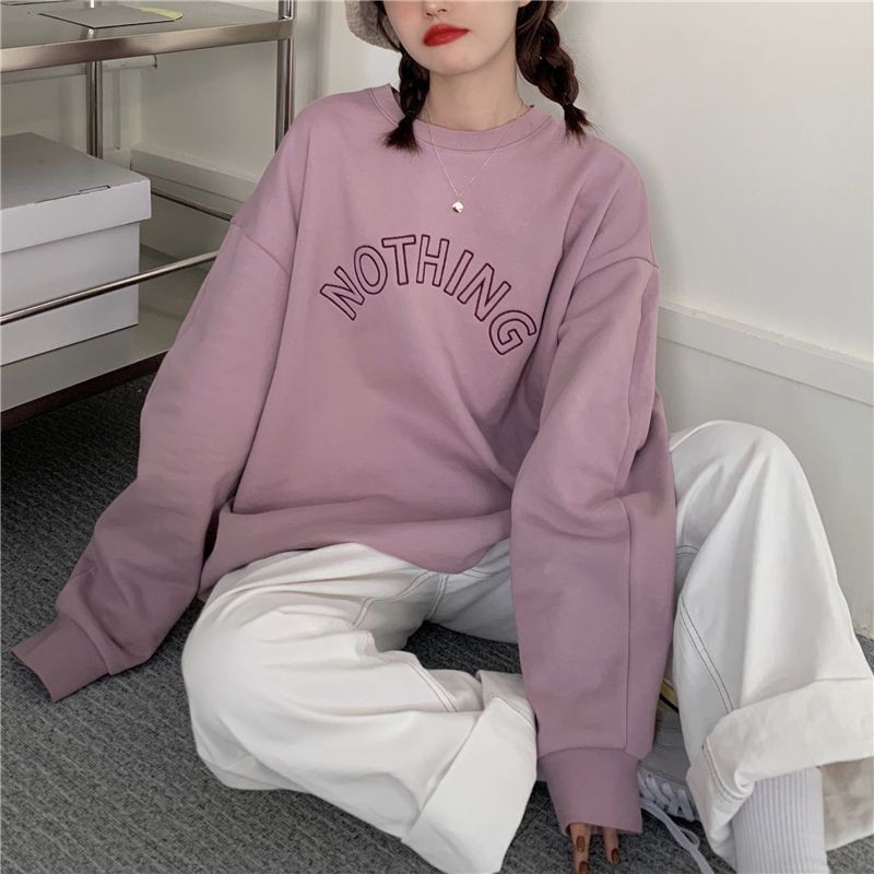 Áo Khoác Hoodie Oversize Phong Cách Hàn Quốc Bts Nothing Fjcs82938