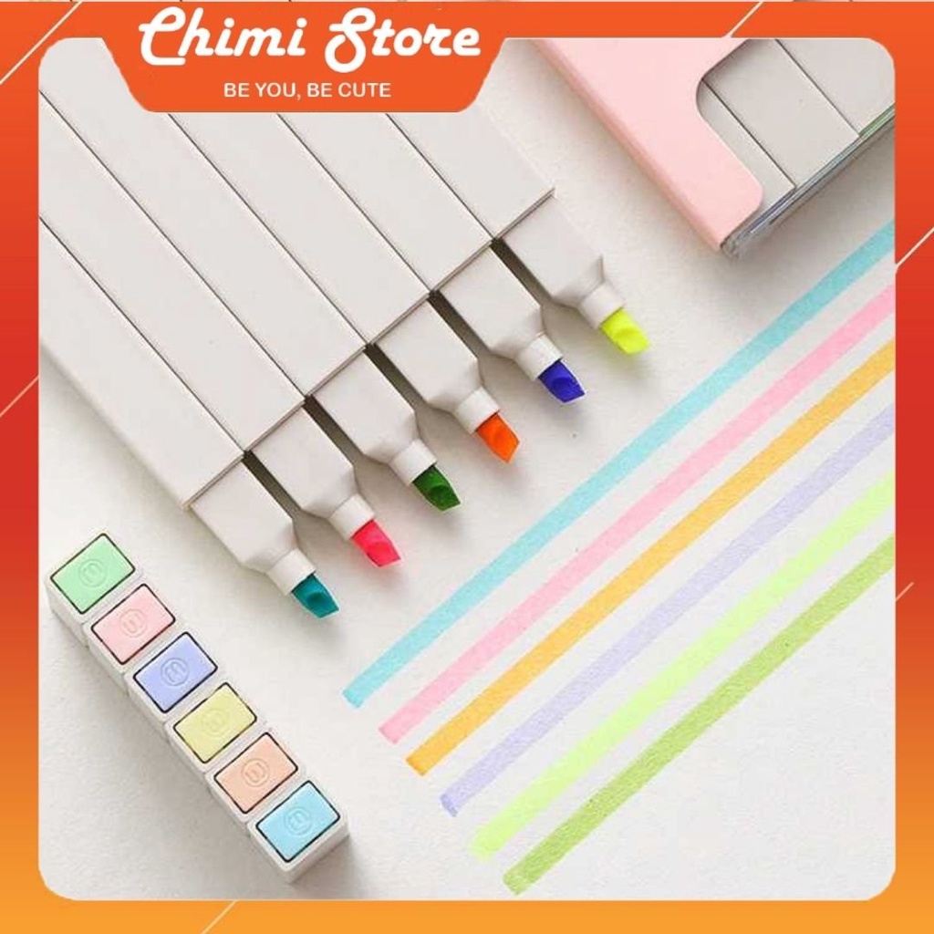 Bút nhớ Chimi HT019 thân trơn nhiều mầu mực lựa chọn (chọn mầu ghi chú khi đặt hàng)