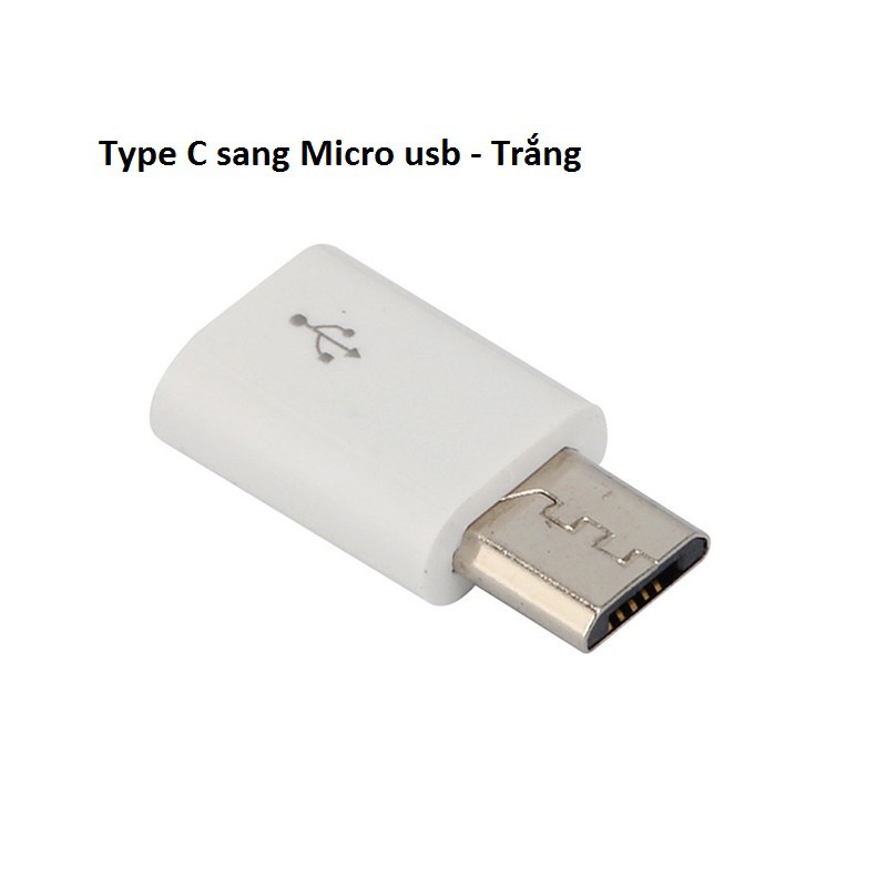 Đầu chuyển Micro usb sang Type C - Type C sang Micro usb - Type C qua 3.5mm - Type C qua lightning và ngược lại