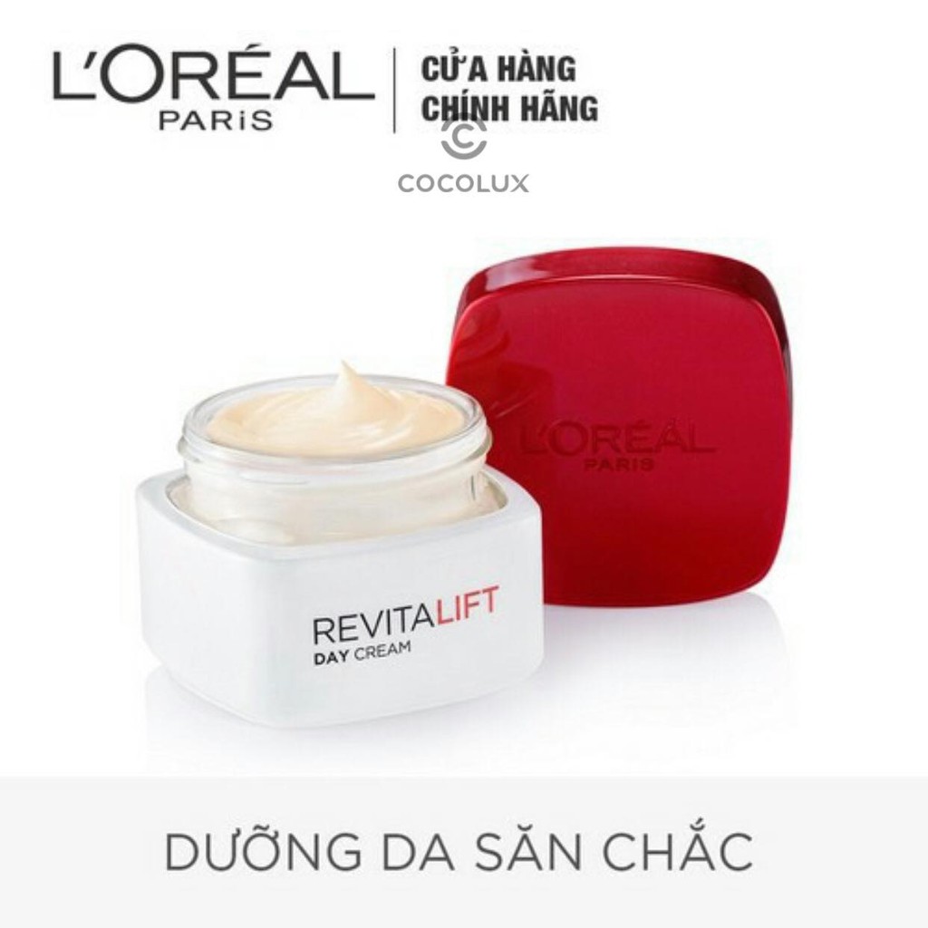 [Công Ty, Tem Phụ] Kem dưỡng săn chắc &amp; giảm nếp nhăn Revitalift Ngày Loreal - L'Oreal [COCOLUX]