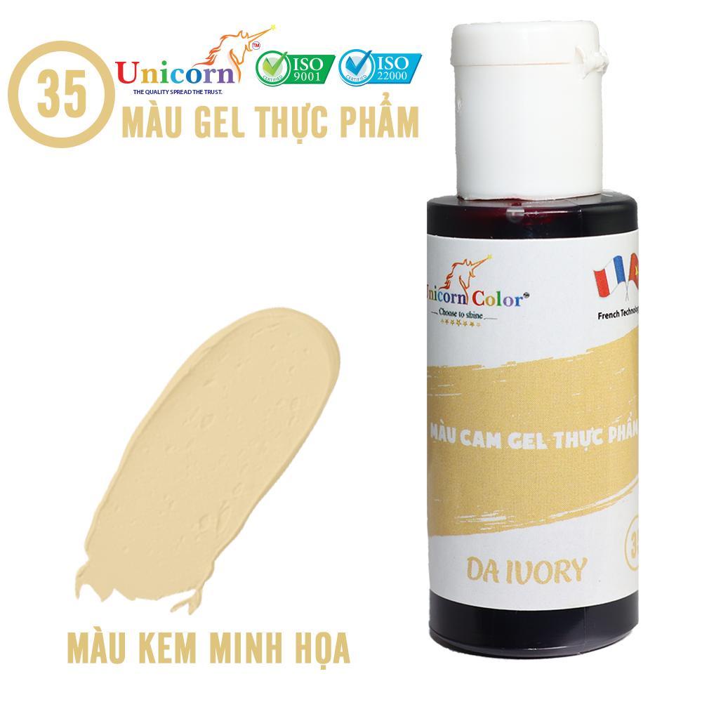 Màu Thực Phẩm Gel Da Ivory 28g Unicorn Dùng Cho Bánh Nướng - D35