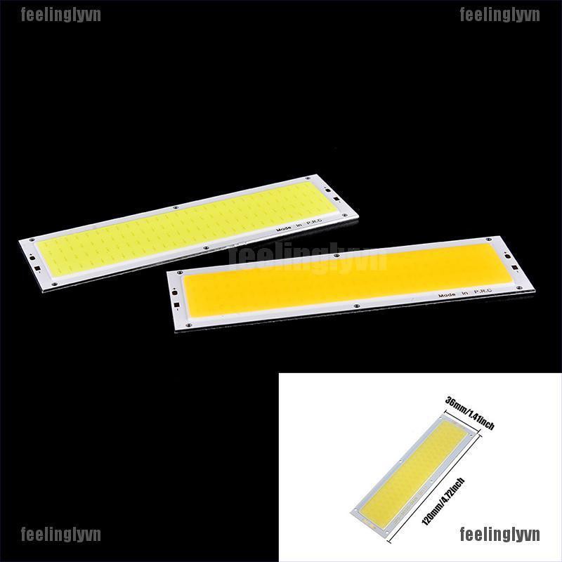 ❤TOP❤ Đèn LED COB 10W độ sáng 1000LM điện áp 12V-24V kích thước 12cm x 3.6cm YO