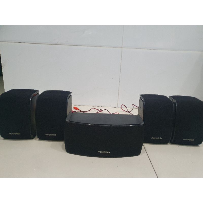 Bộ 5 loa vệ tinh microlab 15w/1 đã qua sử dụng