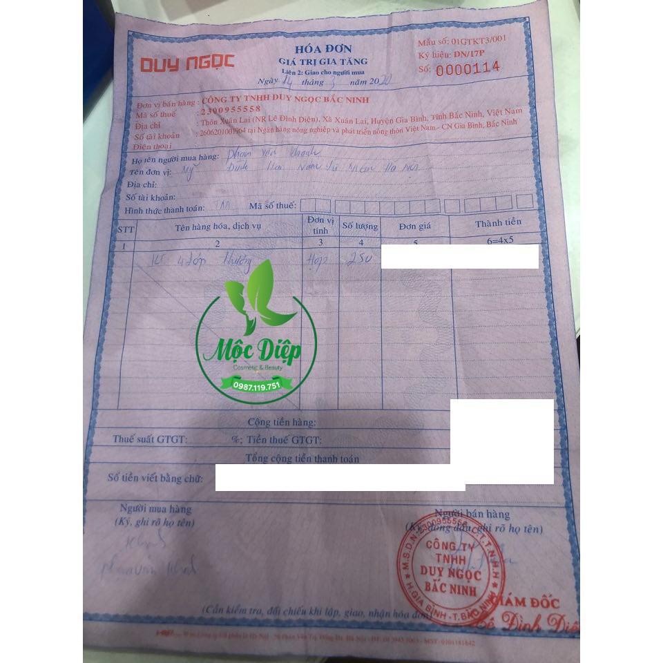 Khẩu trang y tế hộp 50 cái 4 lớp kháng khuẩn - Mộc Diệp
