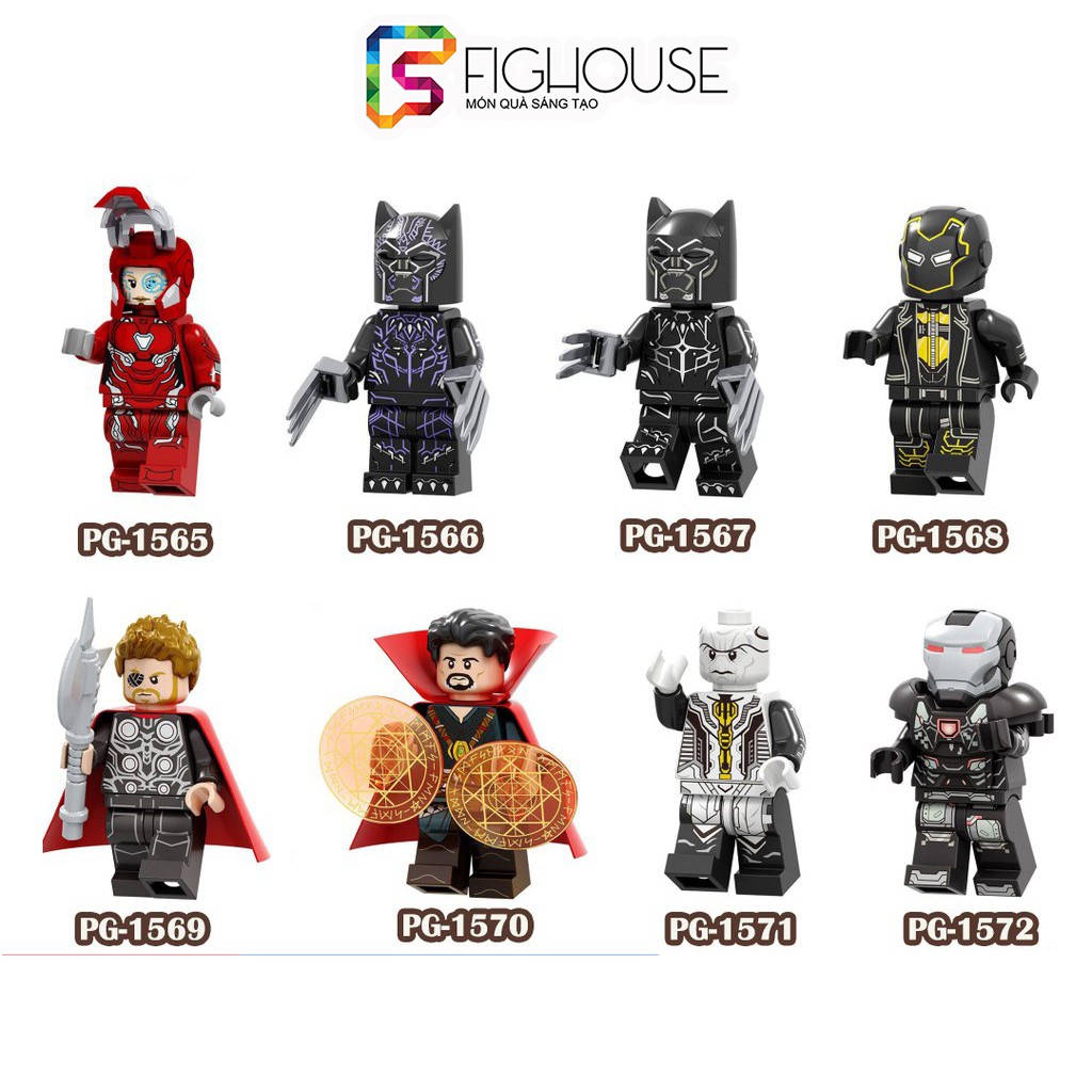 Xếp Hình Minifigures Siêu Anh Hùng Marvel: Avenger Infinity War - Đồ Chơi Lắp Ráp PG8136 [A20]