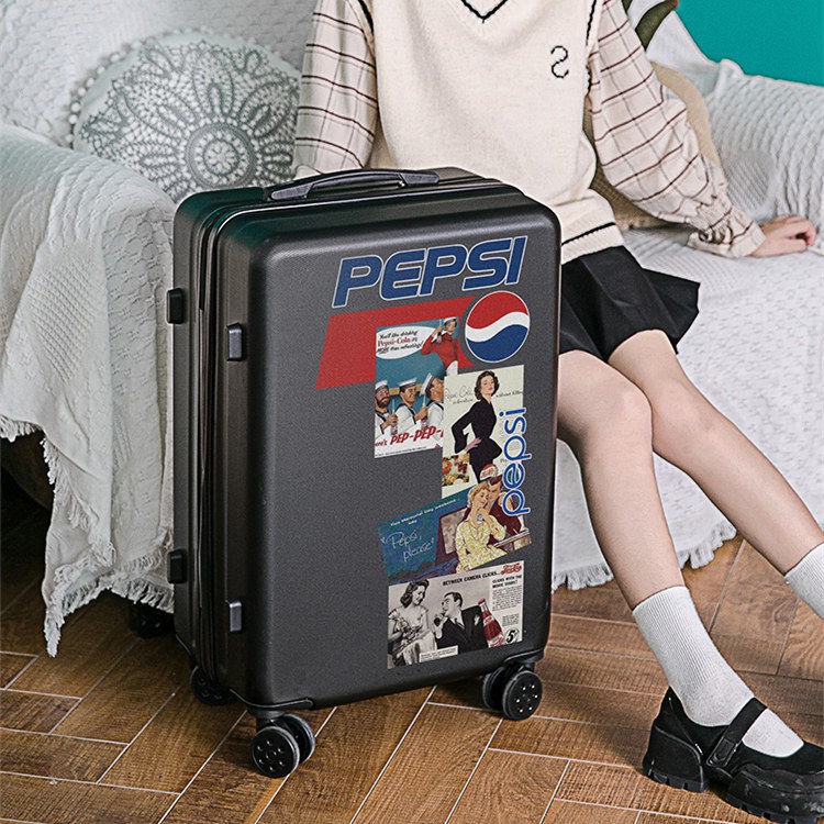 vali kéo du học sinh nam nữ Hàn Quốc mật khẩu lớn Bao da hợp thời trang mới với sức chứa cao