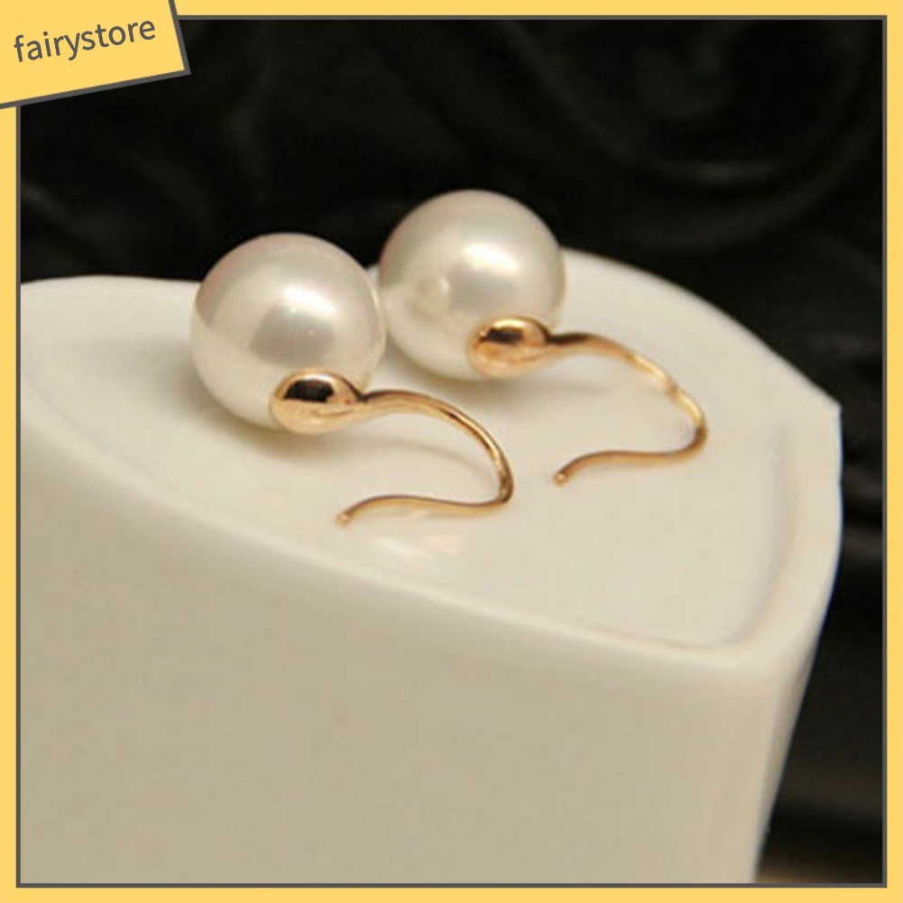 Khuyên Tai Đính Hạt Ngọc Trai Nhân Tạo Thời Trang