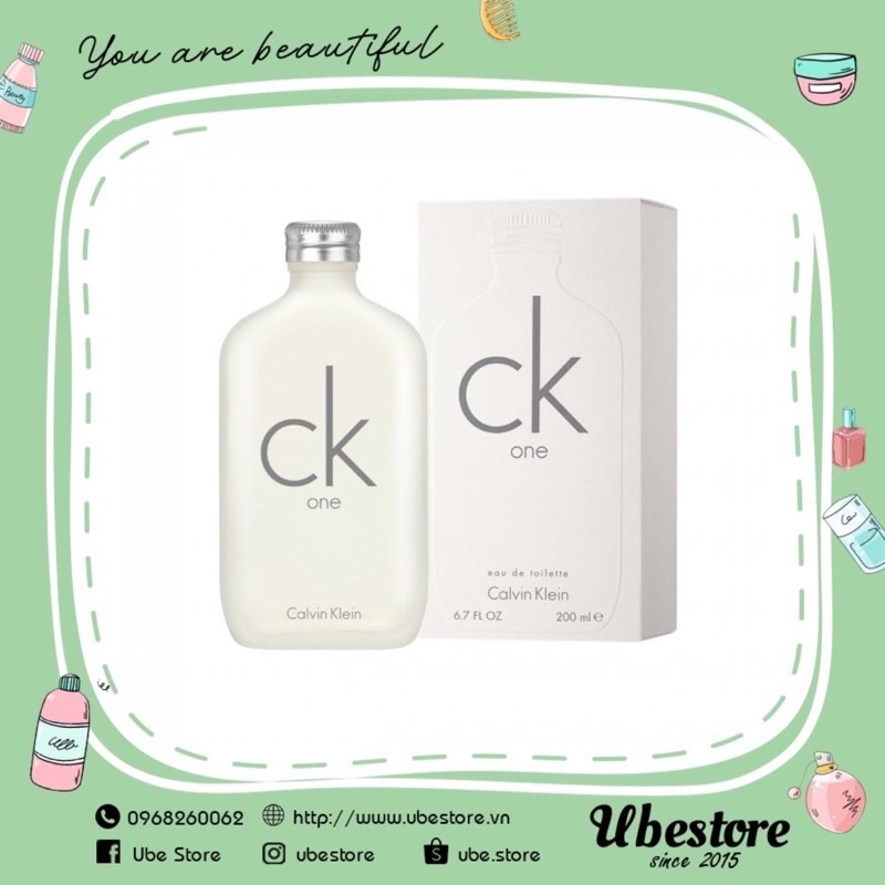 NƯỚC HOA UNISEX CALVIN KLEIN CK