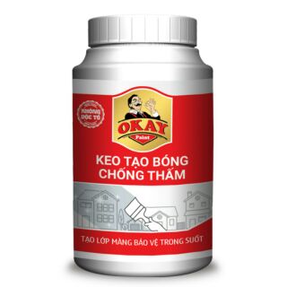 Keo bóng nước và chống thấm OKAY paint (chai 1kg)