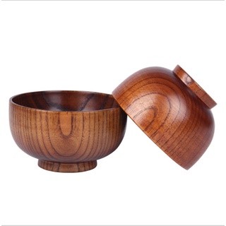 (chống nước ) BÁT GỖ VĨNH CỬU KIÊU NHẬT LOẠI TỐT (1 BÁT)(đường kính 9cm)   chén  gỗ sáng tạo chén  ăn tròn gỗ  bát canh