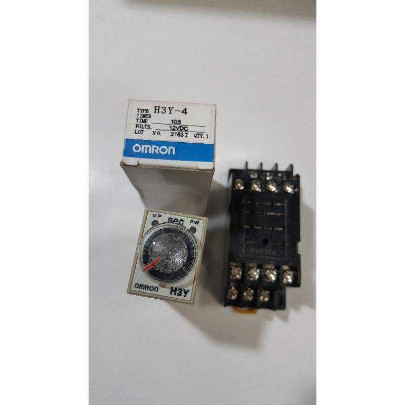 Thời gian H3Y- 4 - 12v 10s->60s kèm đế