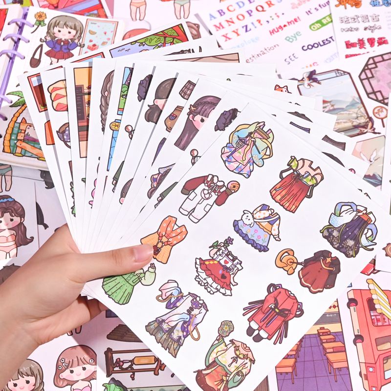 Sitker Cute  Miếng Dán Trang Trí Tủ Quần Áo Họa Tiết Hoạt Hình Xinh Xắn Cho Bé Gái  Hình Dán Công Chúa