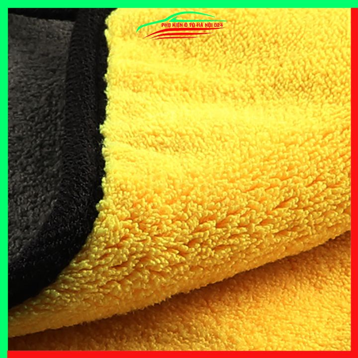 Khăn lau rửa vệ sinh ô tô microfiber siêu thấm siêu mịn 30x30cm