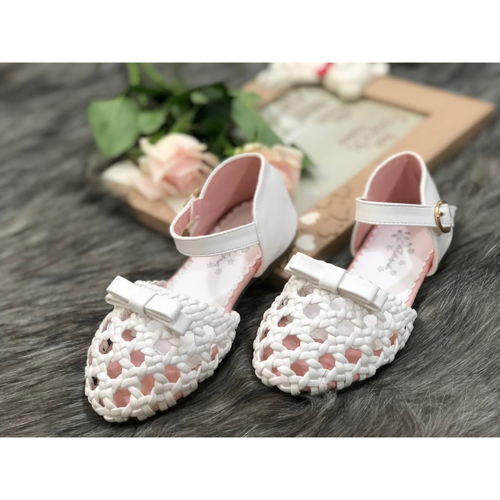 Sandal Rọ Bính Nơ Cho Bé Gái