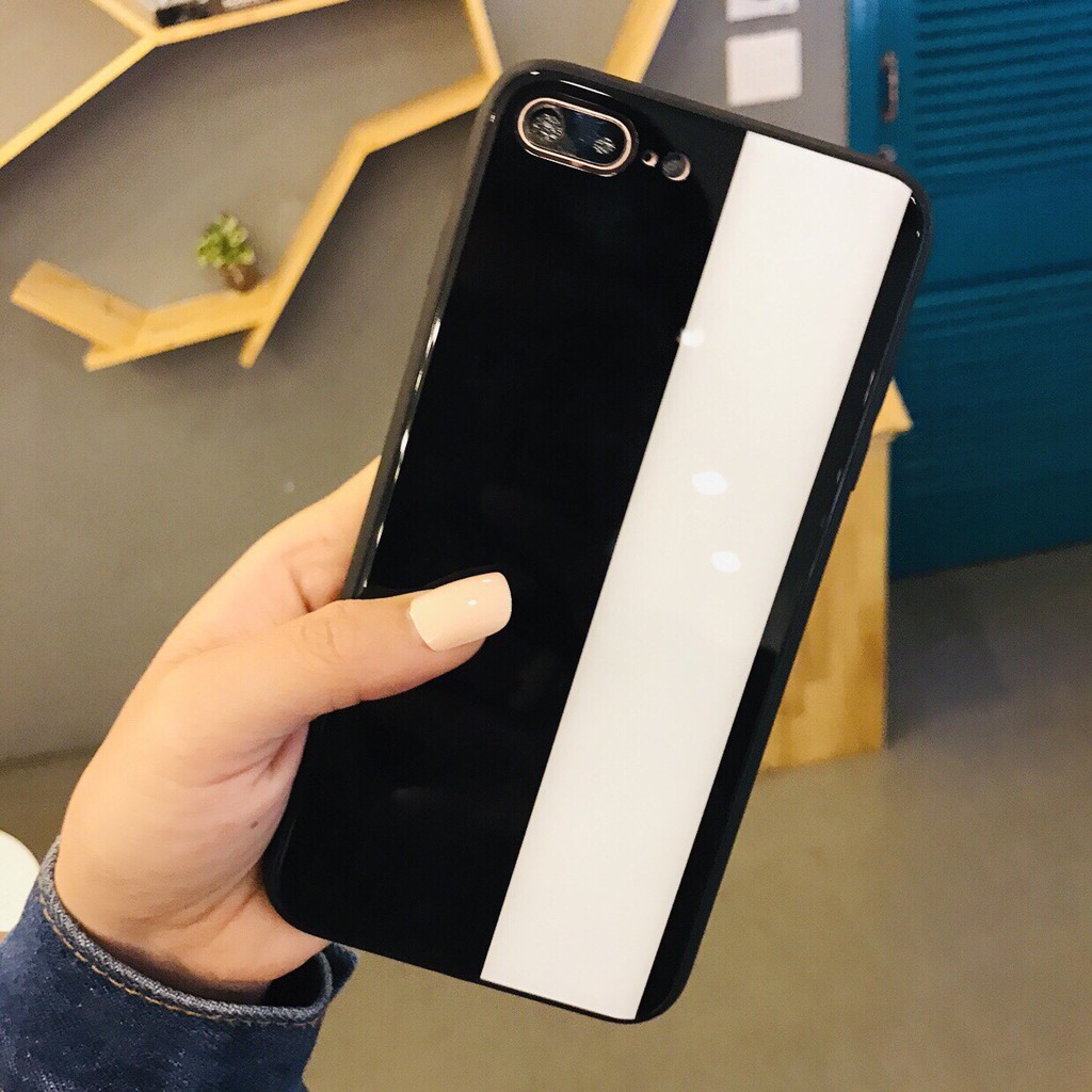Ốp iphone họa tiết thời trang mặt kính cường lực cho 6/6s/7/8/x/xs/xr/xsmax/11/12/13/plus/max/mini/pro/promax-k247