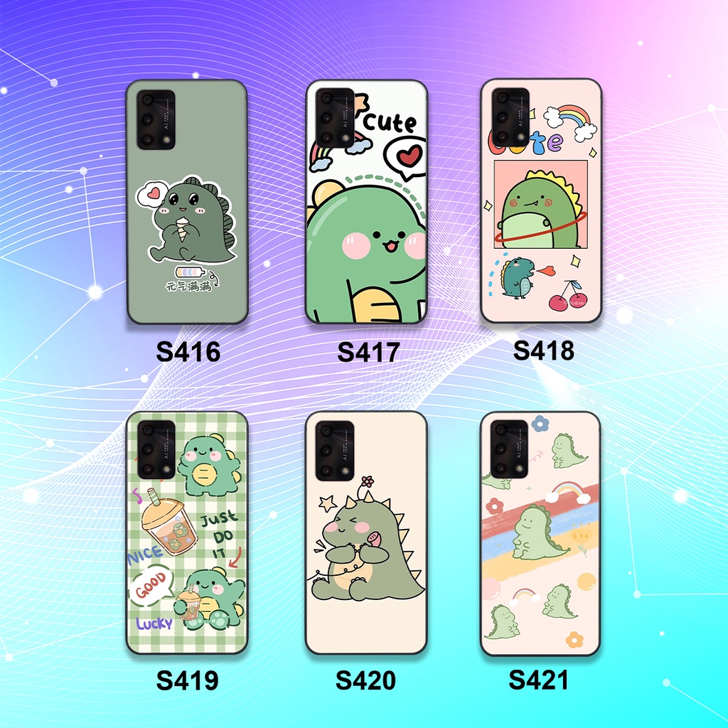 Ốp Lưng Oppo A95 In hình khủng long cute
