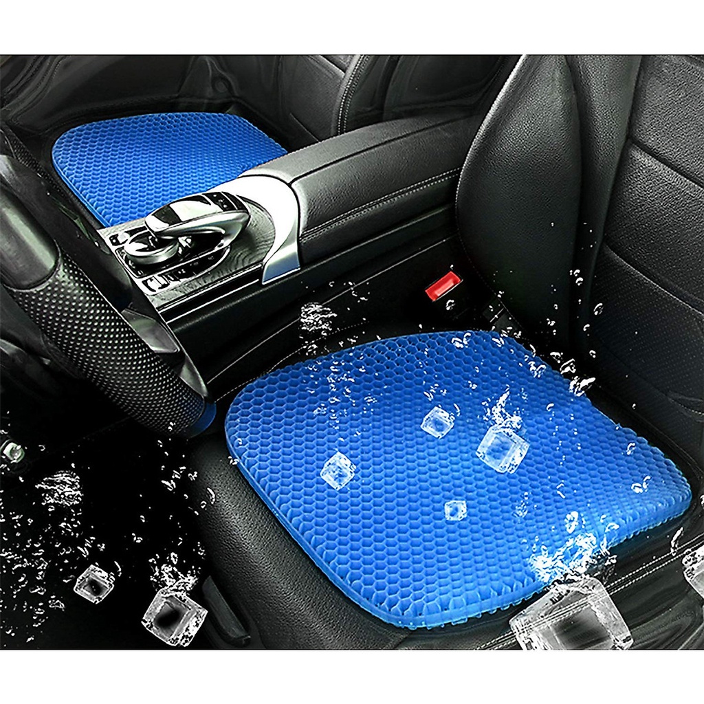 Đệm ngồi 3D nệm gel lưới silicon thoáng khí chống đau mỏi lưng hàng nhập khẩu chính hãng.