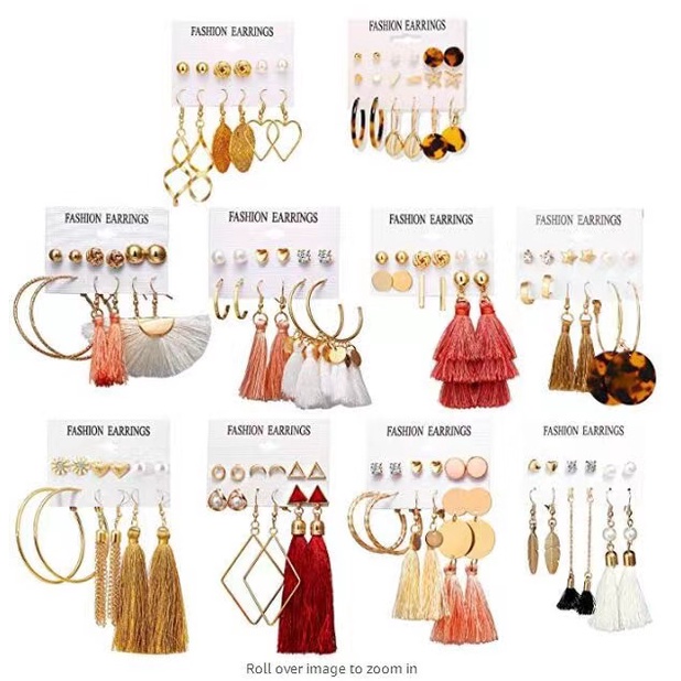 Bông Tai Thời Trang Kiểu Dây Tua Hình Bướm &amp; Ngọc Trai Không Gây Dị Ứng dreamdiary