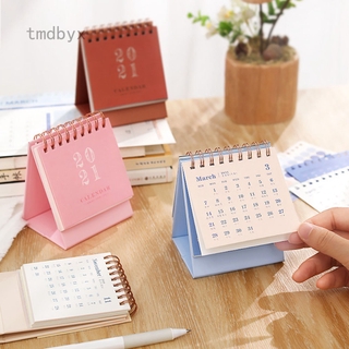 Tmdbyx Lịch mini để bàn Annami 2021 nhiều màu sắc dễ thương