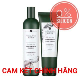 Set dầu gội + xả gừng weilaiya
