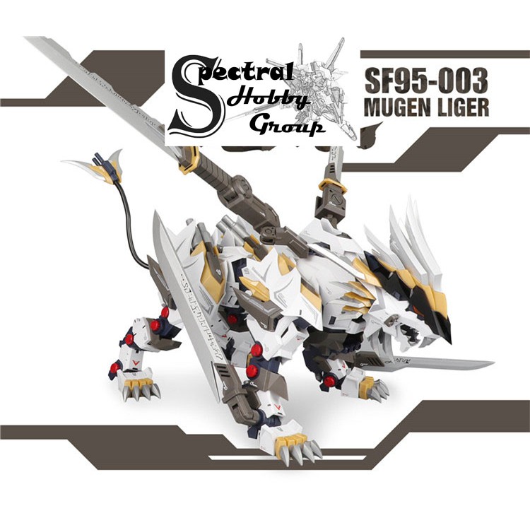 Mô hình nhựa lắp ráp Zoid 1/72 HMM Liger Beast Murasame Mugen Hayate SF95