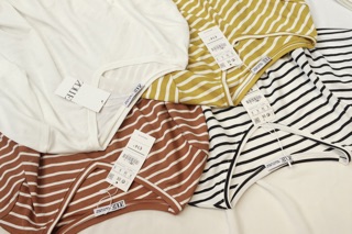 Pull kẻ cổ tim xuất dư ( giá sale)
